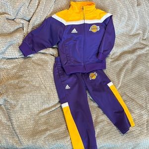 Lakers adidas tracksuit